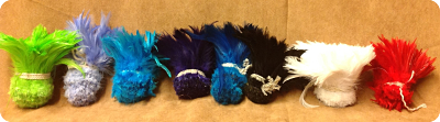Hackle feathers