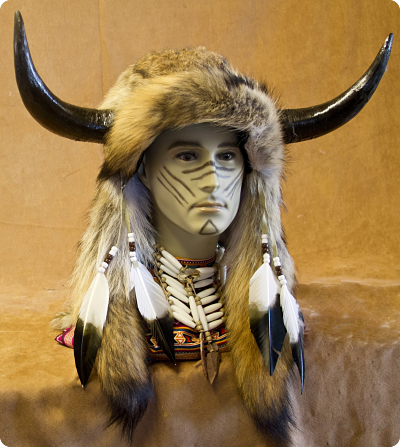 Native American Medicine Man Head Piece