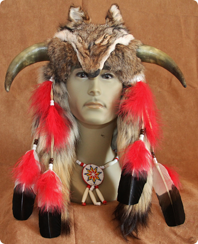 Native American Medicine Man Head Piece